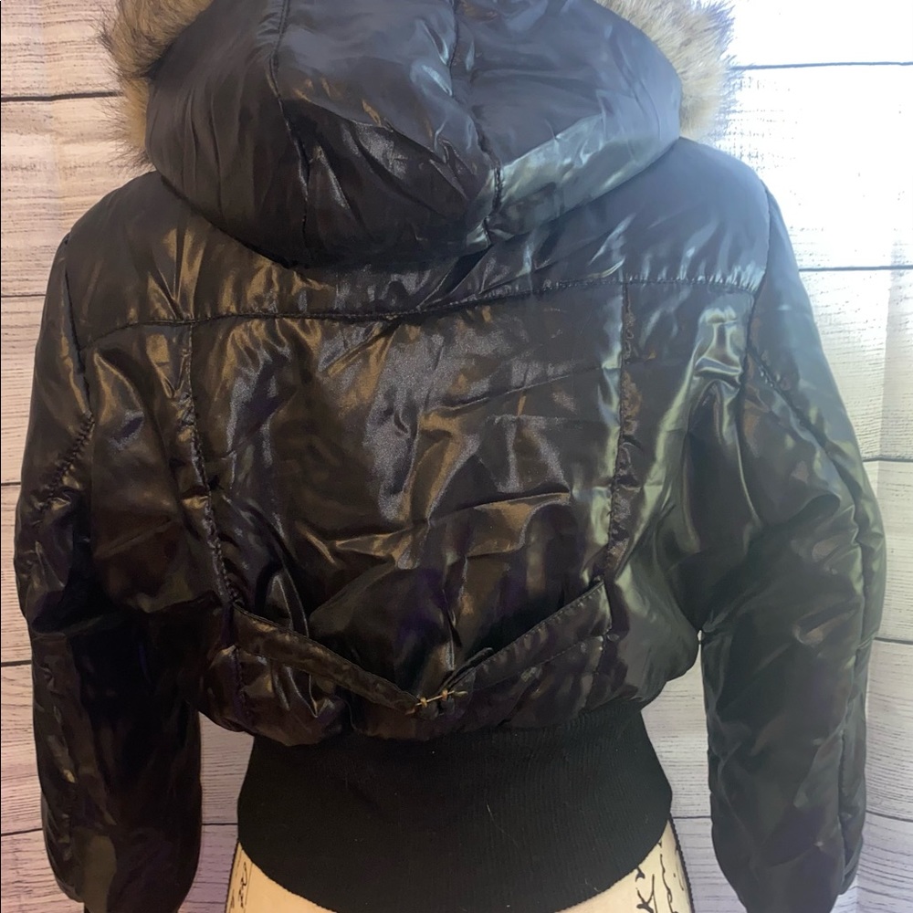Black Puff Jacket - Picture 3 of 6